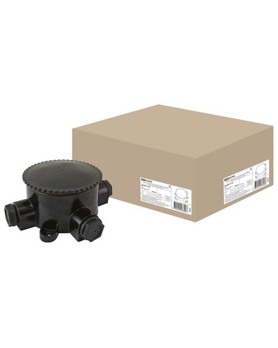 КЭМ 2-660-3 ОП D95мм IP65, 3-х рожковая (карболит) TDM (SQ1401-1101). Коробка электромонтажная. TDM ЕLECTRIC в Ижевске
