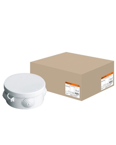 Коробка ОП D85х40мм, крышка, IP54, 4вх. (SQ1401-0102). Распаячная коробка. TDM ЕLECTRIC в Ижевске