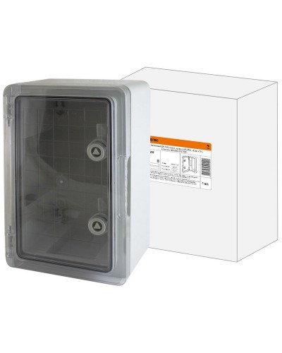 ЩМП-0-3, прозрачная крышка ABS, IP65, 400x300x170. Бокс пластиковый антивандальный. TDM ЕLECTRIC в Ижевске