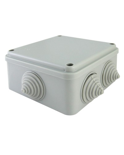 Коробка ОП 100х100х50мм, крышка на винтах, IP55, 6 вх. (SQ1401-1234). Распаячная коробка. TDM ЕLECTRIC в Ижевске