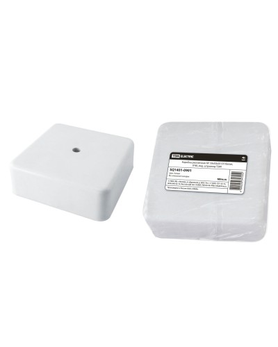 Коробка КР 50х50х20 ОП белая, IP40 (SQ1401-0901). Распаячная коробка. TDM ЕLECTRIC в Ижевске