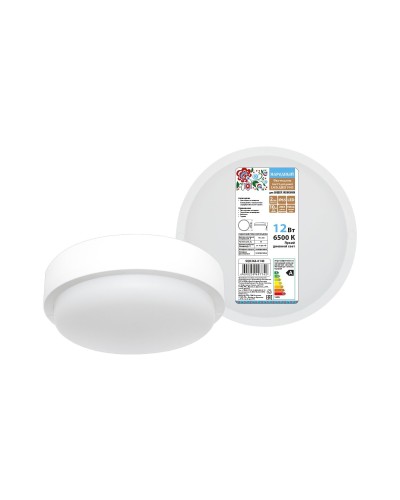 ДПП 3901 12Вт 6500К IP65 белый круг (SQ0366-0140). Светодиодный светильник LED. TDM ЕLECTRIC в Ижевске