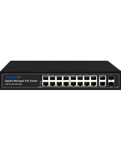 TR-NS24202S-300-16PoE. Коммутатор с PoE. Trassir в Ижевске