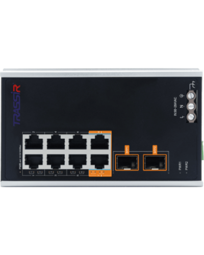 TR-NS15102S-130-8POE. Коммутатор с PoE. Trassir в Ижевске