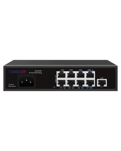 TR-NS1109-120-8PoE. Коммутатор с PoE. Trassir в Ижевске