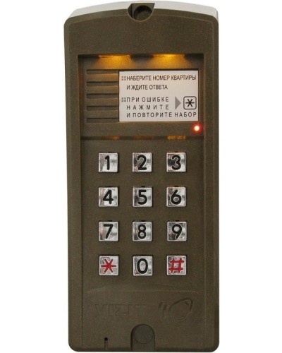 БВД-310R. Вызывная панель аудиодомофона. VIZIT в Ижевске