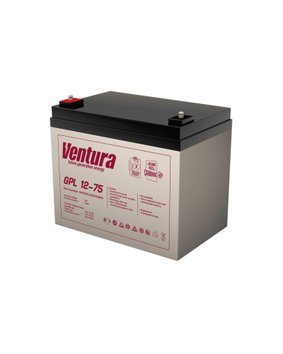 Ventura GPL 12-75. Аккумулятор герметичный свинцово-кислотный. Ventura в Ижевске