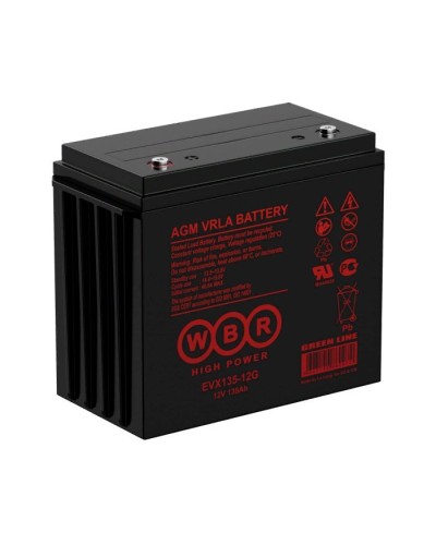 WBR EVX135-12G. Аккумулятор герметичный свинцово-кислотный. WBR в Ижевске