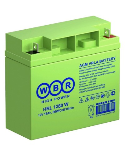 WBR HRL1280W. Аккумулятор герметичный свинцово-кислотный. WBR в Ижевске