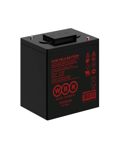 WBR EVX225-6G. Аккумулятор герметичный свинцово-кислотный. WBR в Ижевске