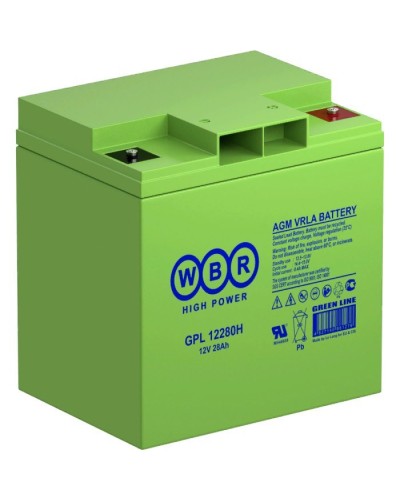 WBR GPL12280H. Аккумулятор герметичный свинцово-кислотный. WBR в Ижевске