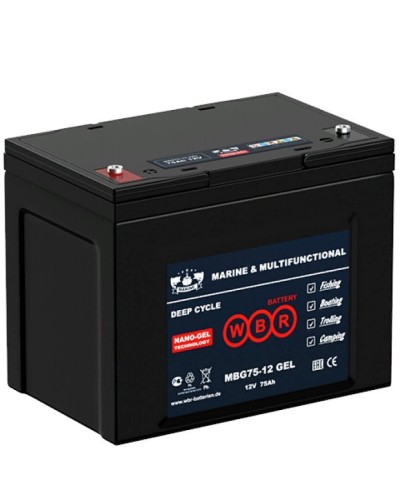 WBR MBG75-12. Аккумулятор герметичный свинцово-кислотный. WBR в Ижевске