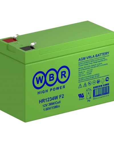 WBR HR1234W F2. Аккумулятор герметичный свинцово-кислотный. WBR в Ижевске