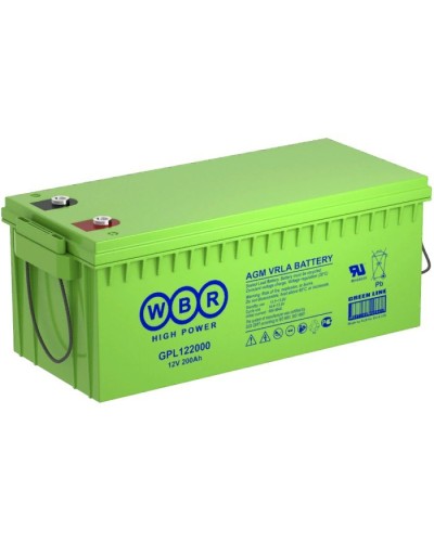 WBR GPL122000. Аккумулятор герметичный свинцово-кислотный. WBR в Ижевске
