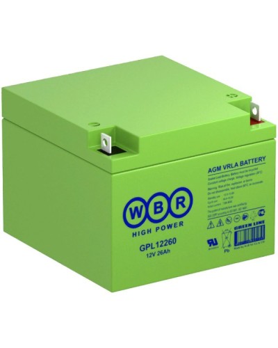 WBR GPL12260. Аккумулятор герметичный свинцово-кислотный. WBR в Ижевске