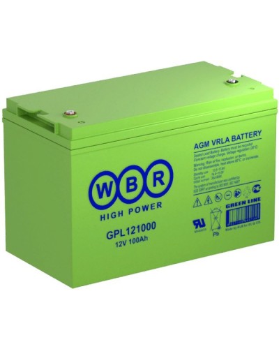 WBR GPL121000. Аккумулятор герметичный свинцово-кислотный. WBR в Ижевске