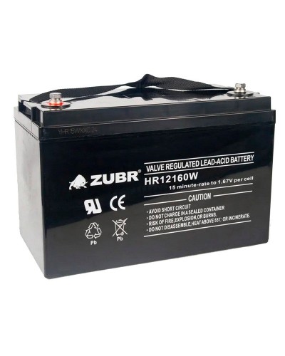 ZUBR HR 12160W (12V, 45Ah). Аккумулятор герметичный свинцово-кислотный. ZUBR в Ижевске