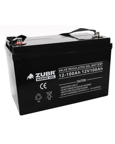 ZUBR MARINE GEL NPG 12-100 (12V, 100Ah). Аккумулятор герметичный свинцово-кислотный. ZUBR в Ижевске