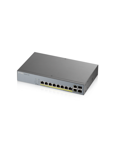 GS1350-12HP-EU0101F. Коммутатор сетевой PoE управляемый L2. ZYXEL в Ижевске