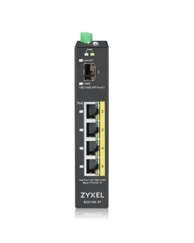 RGS100-5P-ZZ0101F. Промышленный PoE+ коммутатор. ZYXEL в Ижевске