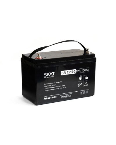 SKAT SB 12100 (2542). Аккумулятор герметичный свинцово-кислотный. Бастион в Ижевске