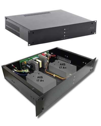 СКАТ-1200У RACK (СКАТ ИБП-12/7-2x17-RACK) (2141). Источник вторичного электропитания резервированный. Бастион в Ижевске