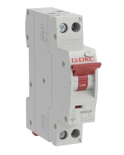 YON max MDR, 1P+N, 10mA, 10A, 6kA, А (MDR32N-1N1C10-A). Компактный автоматический выключатель дифференциального тока. ДКС в Ижевске