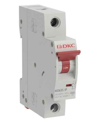 YON max MD63S 1P 25А 4,5кА C (MD63S-1PC25). Автоматический выключатель. ДКС в Ижевске