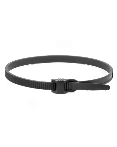 Хомут 9x180 P6.6 черный (100шт) (26501SR): Хомут с плоским замком в Ижевске