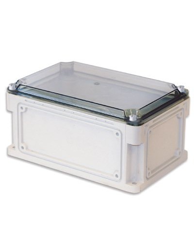 Корпус RAM box 300х150х160, высота крышки 35 мм, IP67 (531311). Корпус с фланцами и прозрачной крышкой, без монтажной платы. ДКС в Ижевске