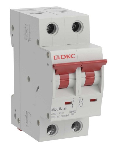 YON max MD63N 2P 6А 6кА C (MD63N-2PC6). Автоматический выключатель. ДКС в Ижевске