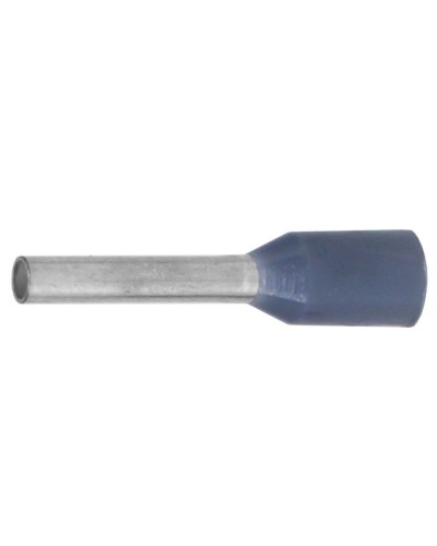 Наконечник-гильза НШВИ 0.75-06, серый (100 шт) (IF0.75-06GR). Наконечник-гильза с изолированным фланцем. ДКС в Ижевске