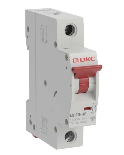 YON max MD63N 1P 6А 6кА C (MD63N-1PC6). Автоматический выключатель. ДКС в Ижевске