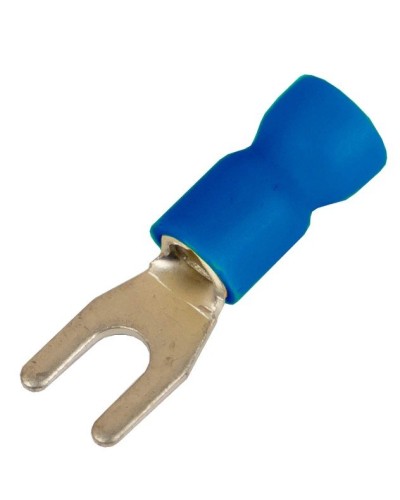 Наконечник вилочный НВИ 1,5-2,5 М3,5 (D3,7мм) (100 шт) (2B135P-EE-PVC). Наконечник вилочный с изолированным фланцем ПВХ. ДКС в Ижевске