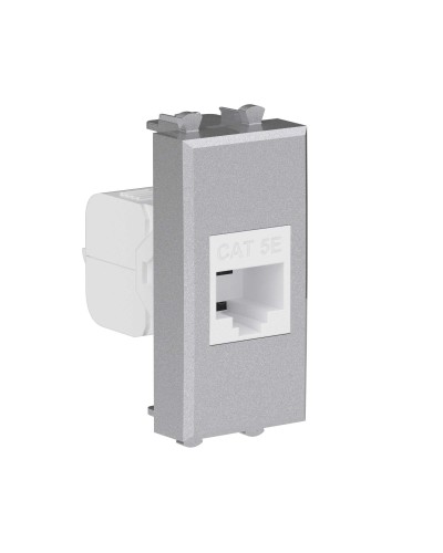 Розетка RJ-45, кат.5E, Avanti, 1 модуль, закаленная сталь (4404661): Розетка компьютерная модульная в Ижевске