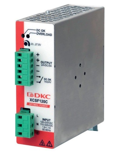 Источник питания однофазный, 120Вт, 2.5А, 48В (XCSF120DP). Источник питания OPTIMAL POWER однофазный, с ORing диодом. ДКС в Ижевске