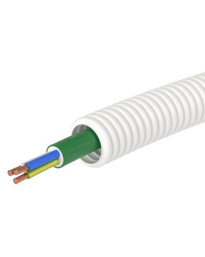 Труба ПЛЛ D20 + ППГнг(А)-HF 3х1,5 (ГОСТ+) (8L82050HF). Гофрошланг с кабелем. ДКС в Ижевске