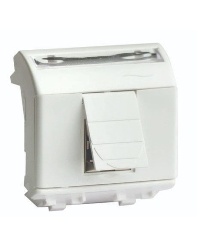 Розетка RJ-45 Brava 2 модуля слоновая кость (75655S): Розетка компьютерная с двумя разъёмами в Ижевске