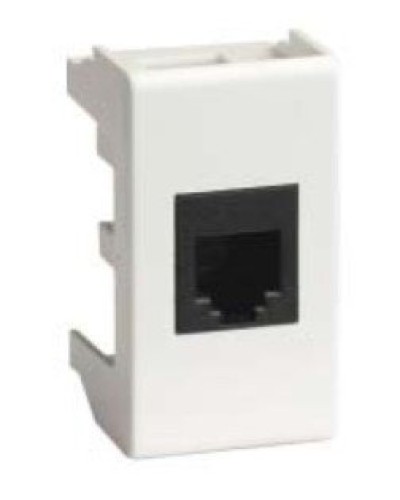 Розетка RJ-45 Viva 1 модуль белая (45038): Розетка компьютерная с одним разъёмом в Ижевске