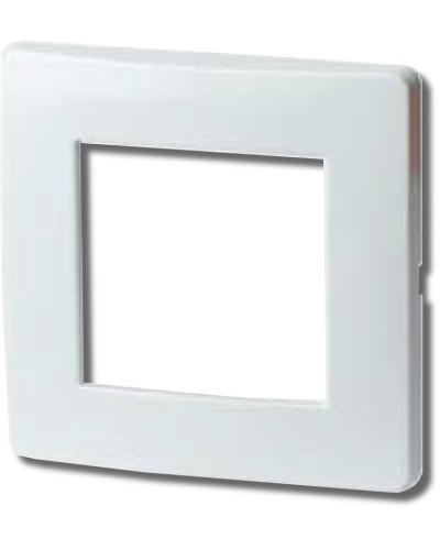 Рамка на 2 модуля (одноместная), белая (75010W): Рамка одноместная, Brava в Ижевске