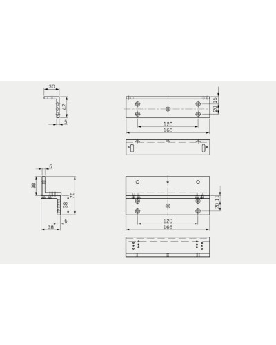 L+Z кронштейн для EMC 1200 ALH. L+Z кронштейн для EMC 1200 ALH. dormakaba в Ижевске