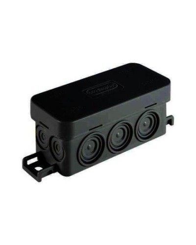 Коробка JBL090 90х42х40, 10 вых., IP55, черная (44055BL-1). Коробка монтажная. Экопласт в Ижевске