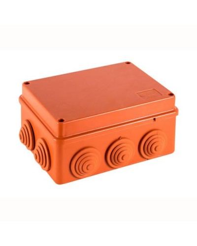 Коробка JBS150 150х110х70, 10 вых., 10P (0,15...2,5мм²) (43089HF). Коробка монтажная, огнестойкая, без галогена. Экопласт в Ижевске