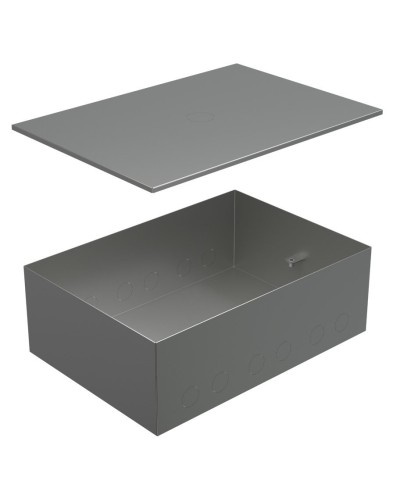 Коробка металлическая с крышкой для заливки в пол BOX/8-12 (70181): Коробка металлическая с крышкой для заливки в пол 309х217х105мм, для люков 70083, 70012 в Ижевске
