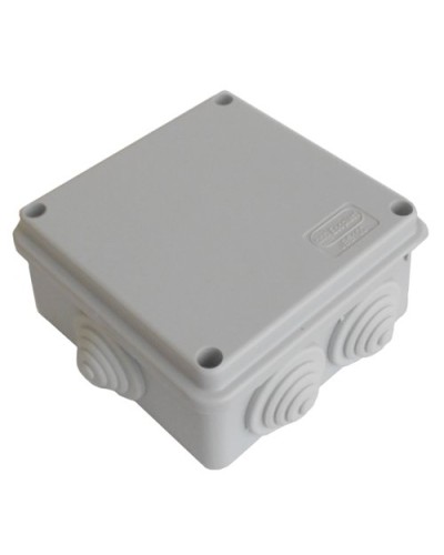 Коробка JBS100 100х100х55, 6 вых., 6P (1,5…4мм²) серая (43117HF-GR). Коробка монтажная, огнестойкая, без галогена. Экопласт в Ижевске