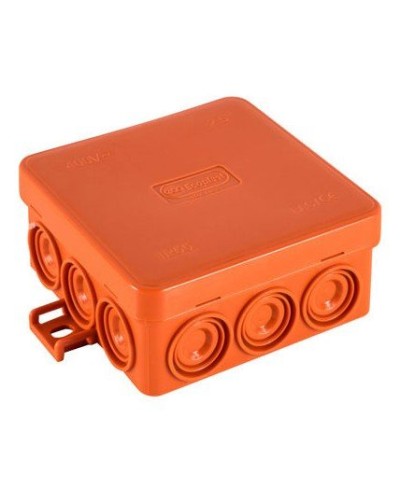 Коробка JBL085 85х85х38, 12 вых., 2P (0,15...4мм²) (43455HF). Коробка монтажная, огнестойкая, без галогена. Экопласт в Ижевске