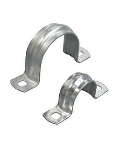 Скоба двухлапковая D50 с двумя отверстиями (50шт) (43650-50): Скоба оцинкованная в Ижевске