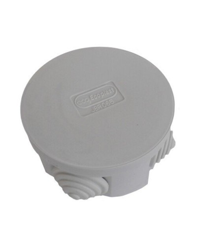 Коробка 3001 D70x36, 4 вых, IP55, серая (44001). Коробка монтажная. Экопласт в Ижевске