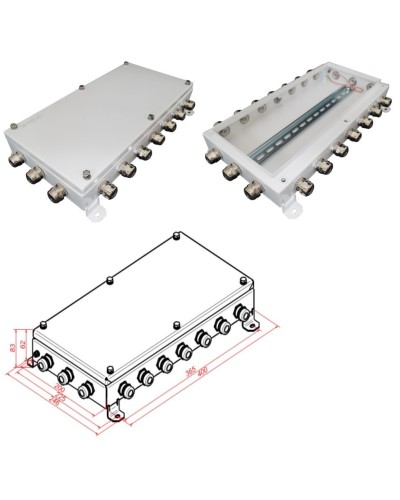 КМ IP66-2040. Коробка монтажная электротехническая. Гефест в Ижевске