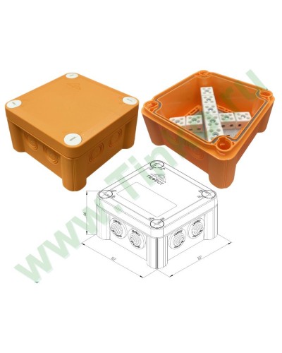 КМ-О-1212(П)(18к)-IP55: Коробка монтажная огнестойкая в Ижевске
